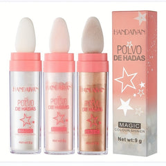 Fairy Powder Body Brightens Face Blusher Highlighter Makeup