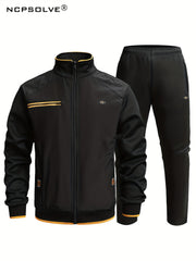 Men's Sports Suit: Jacket & Breathable Pants