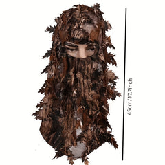 Leaf Forest Hood Snow Camo Hat Jungle Camouflage