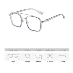 Full Rim Eyeglasses Ray Cut Spectacle Frame Men Women Square
