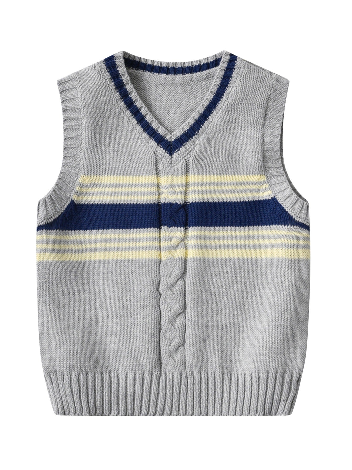 Boys Striped Sweater Vest