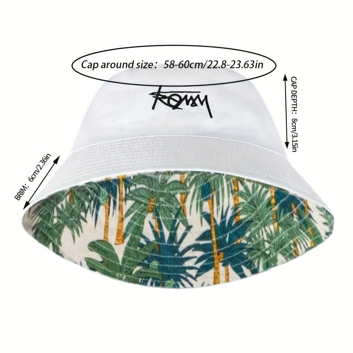 Hip Hop Graffiti Bucket Hat Reversible Printed Sunscreen Basin