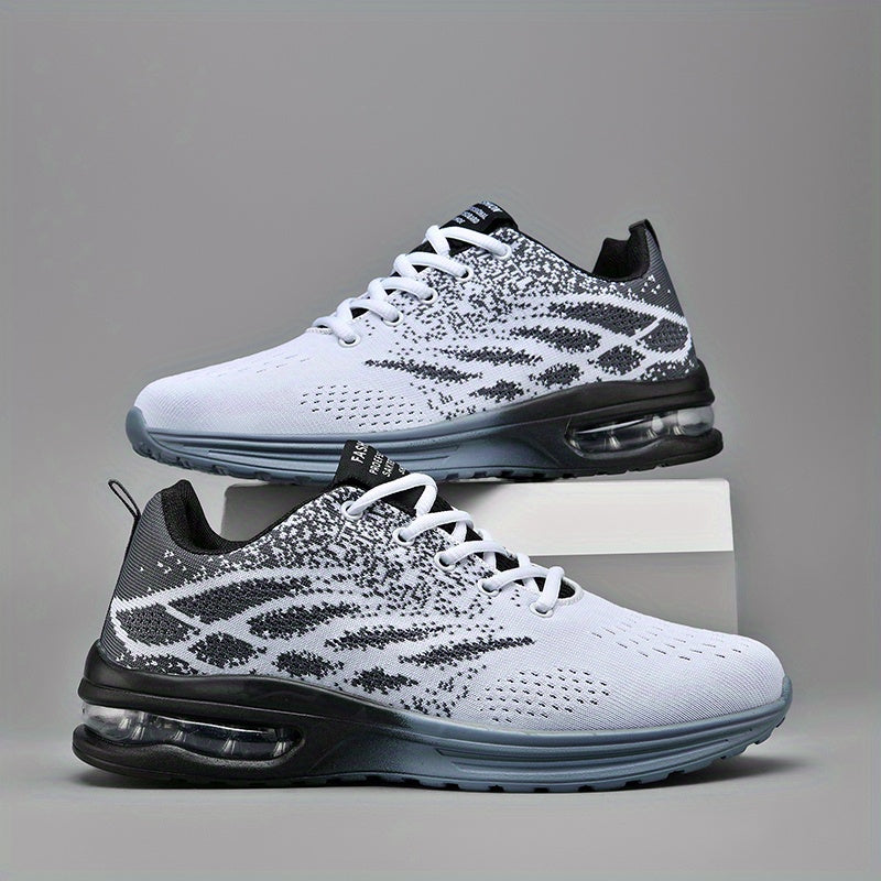 Men's Lace up Sneakers Athletic Shoes Air Cushion Shock Breathable