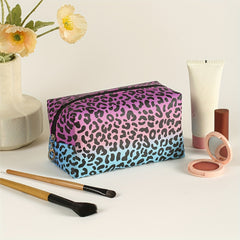 Leopard Print Makeup Bag Organizer for Travel