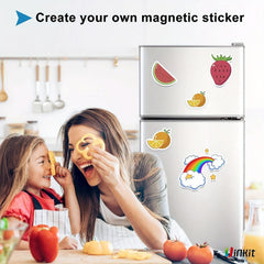 5 Magnetic Sheets 10.16 x 15.24 cm Glossy Photo Paper