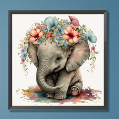 DIY 5D Diamond Painting Set Small Elephant Art Embroidery Cross Stitch