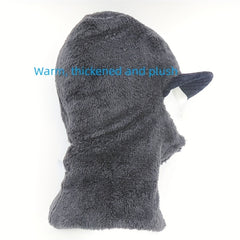 Coldproof Windproof Warm Hat Winter Zipper Fishing Balaclava Hat