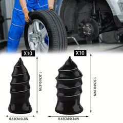 30 Pcs Tire Repair Rubber Nails Fast Repair Kit for Car Motorcycle