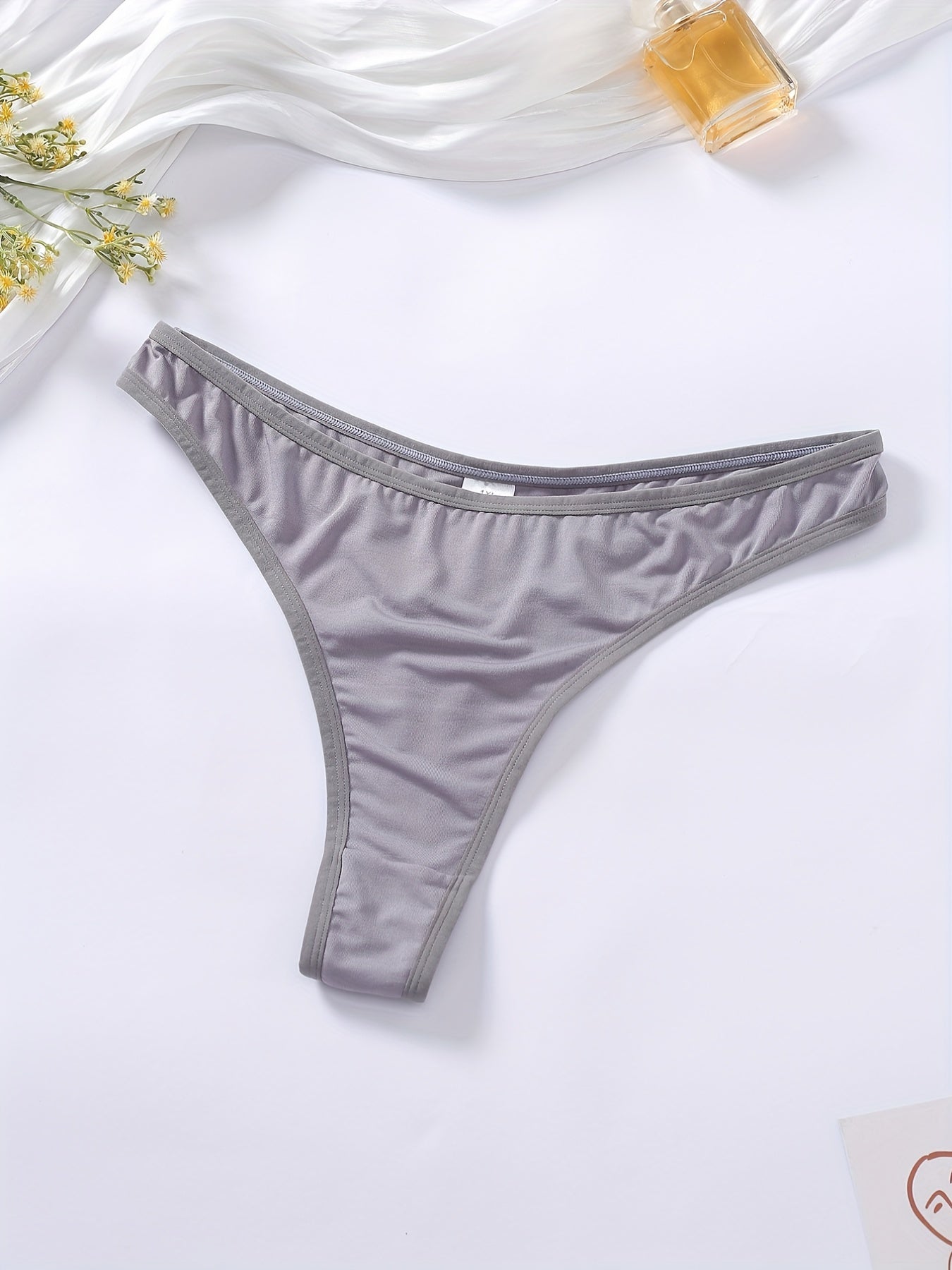 3-Pack Plus Size Seamless Low Waisted Comfort Underwear Set