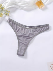 3-Pack Plus Size Seamless Low Waisted Comfort Underwear Set