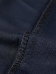 Men's Stretchy Dress Trousers Formal Solid Middle Business Wedding Party