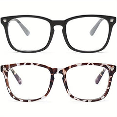 2pcs Light Blocking Glasses Anti Eyestrain & UV Glare Eyewear