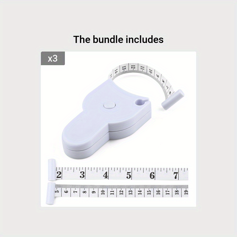 Auto Telescopic Tape Measure Body Measuring Tape Metric Tapes Sewing