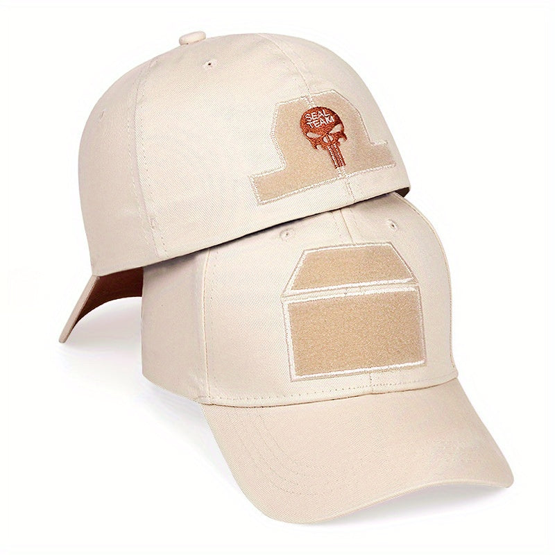 SEAL TEAM Skull Baseball Cap Embroidered Adjustable Sunscreen Dad Hat