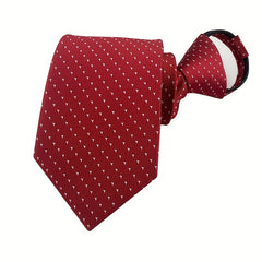 Business Wedding Classic Zipper Necktie For Men