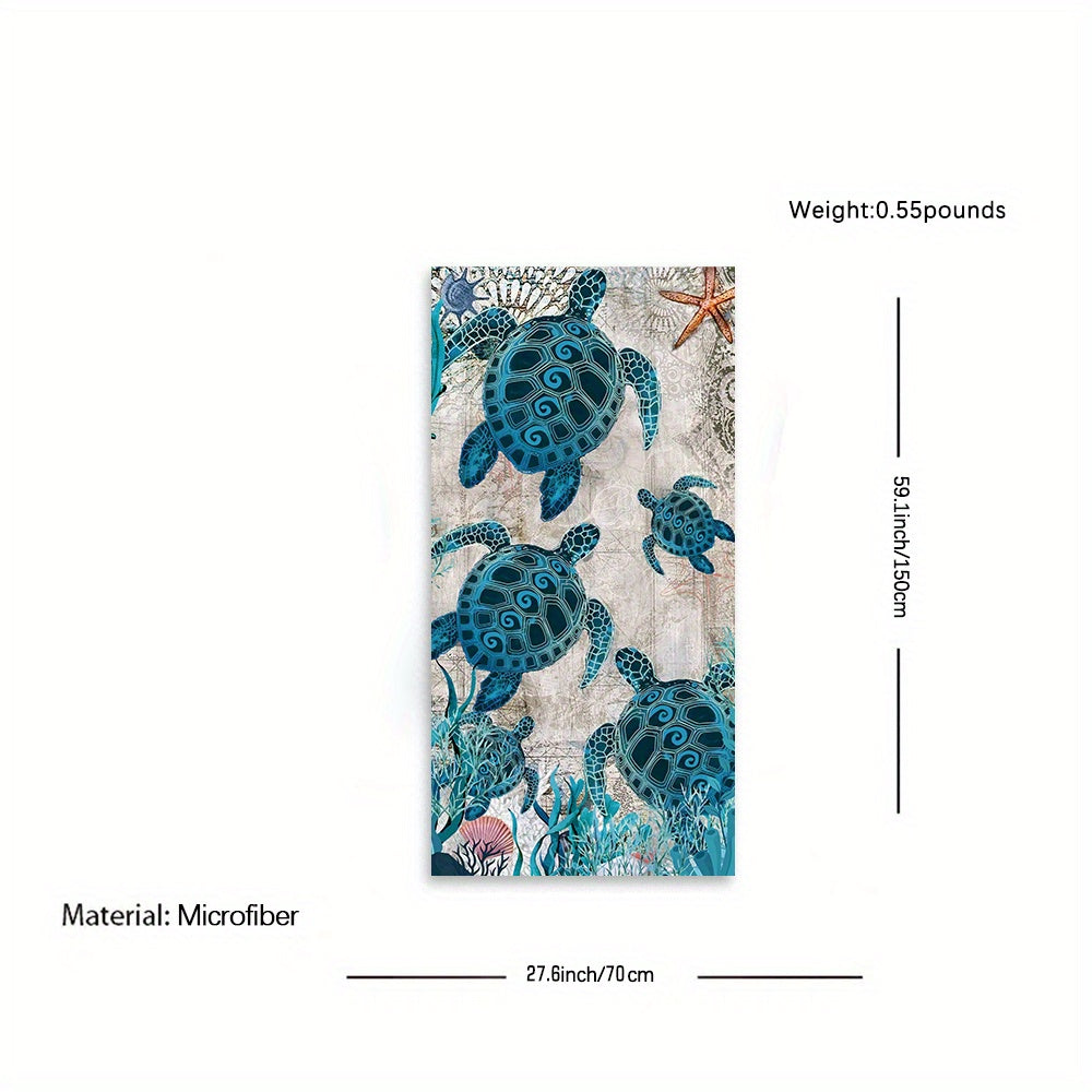 Marine Animals Absorbent Beach Towel for Beach Pool Party Holiday