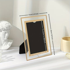 Crystal Glass Photo Frame for Capturing Your Child's Memories