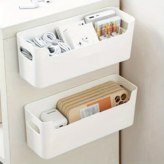2pcs Cable Storage Box for Office and Home - Wall Mounted and Desktop Organizer