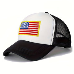 Flag Sponge Mesh Hat Trucker Baseball Cap