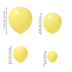 68pcs Golden Balloons Garland Arch Kit 12-72 cm Sizes