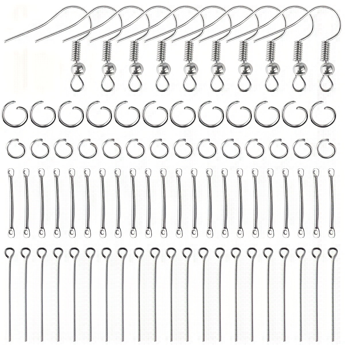220Pcs Earring Accessories Set for DIY Jewelry Making and Repairing
