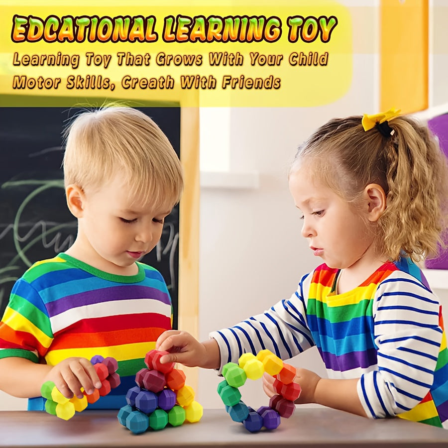Plastic Toy Magic Cube 3D Puzzle DIY Educational Christmas Gift