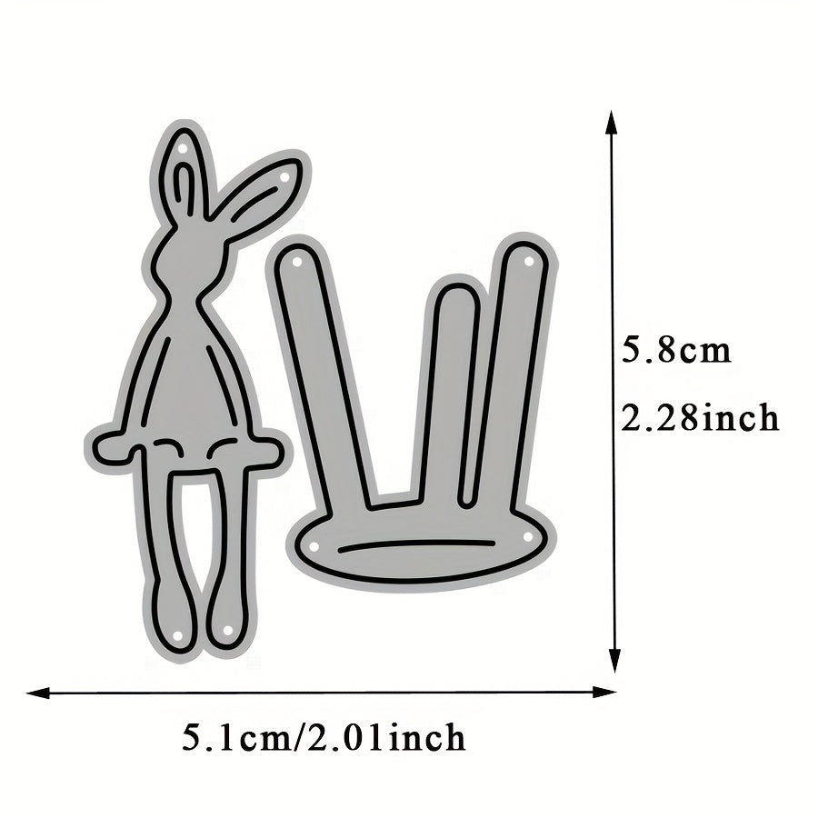 Metal Cutting Dies Rabbit Trees Lounge Chairs Windows Cradle for Paper Card