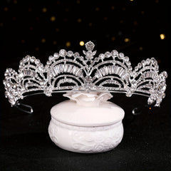 Bridal Rhinestone Tiara Crown Crystal Hairpiece
