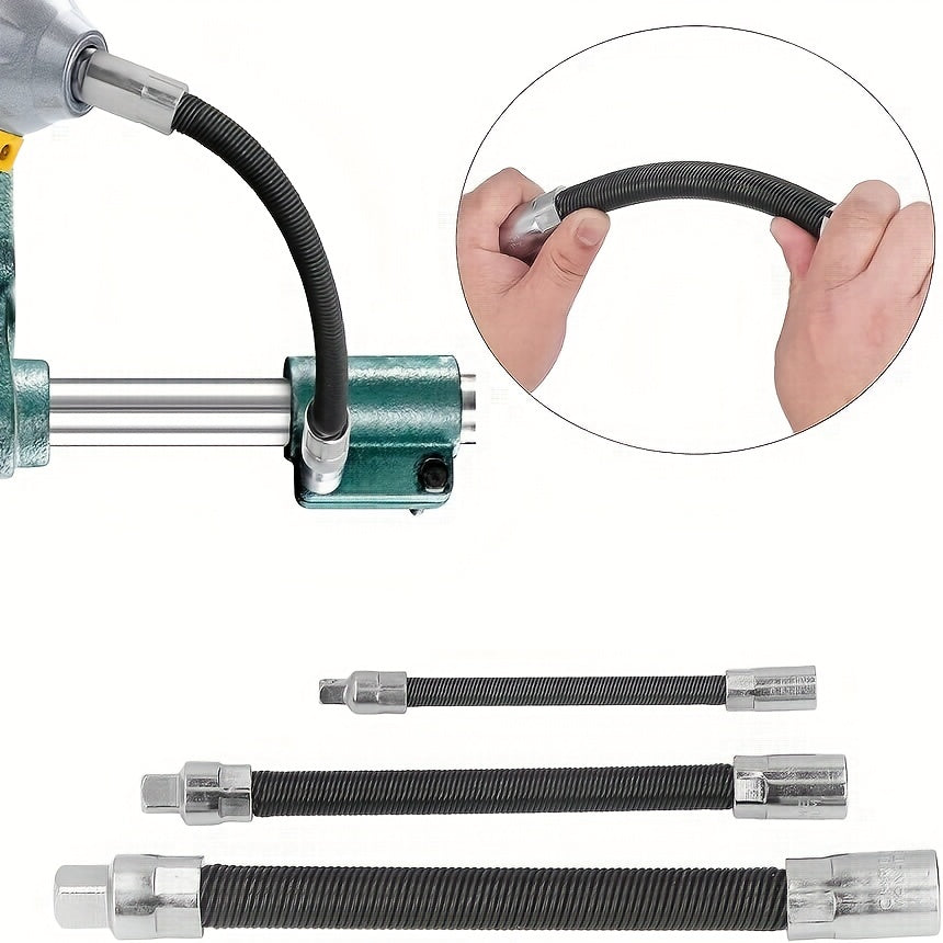 1/4 3/8 1/2 Inch Flexible Socket Extension Bar Set