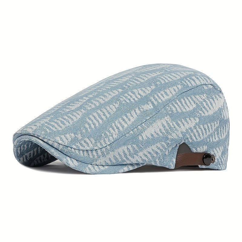 Adjustable Fish Shaped Newsboy Cap Ear Protection for Men Women