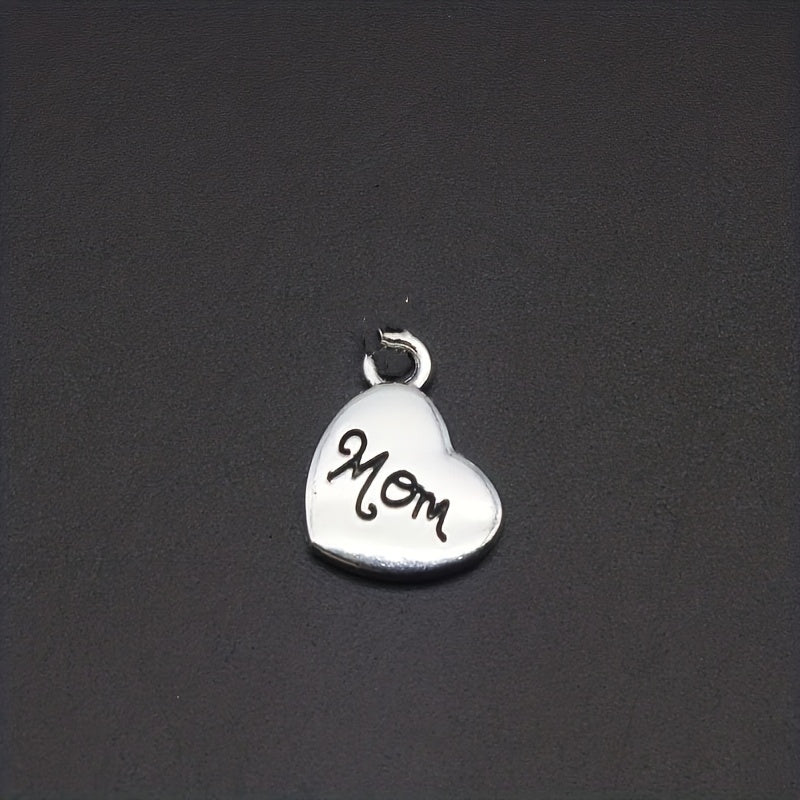 1pc DIY Retro Alloy Jewelry With Letter Pendant For Men