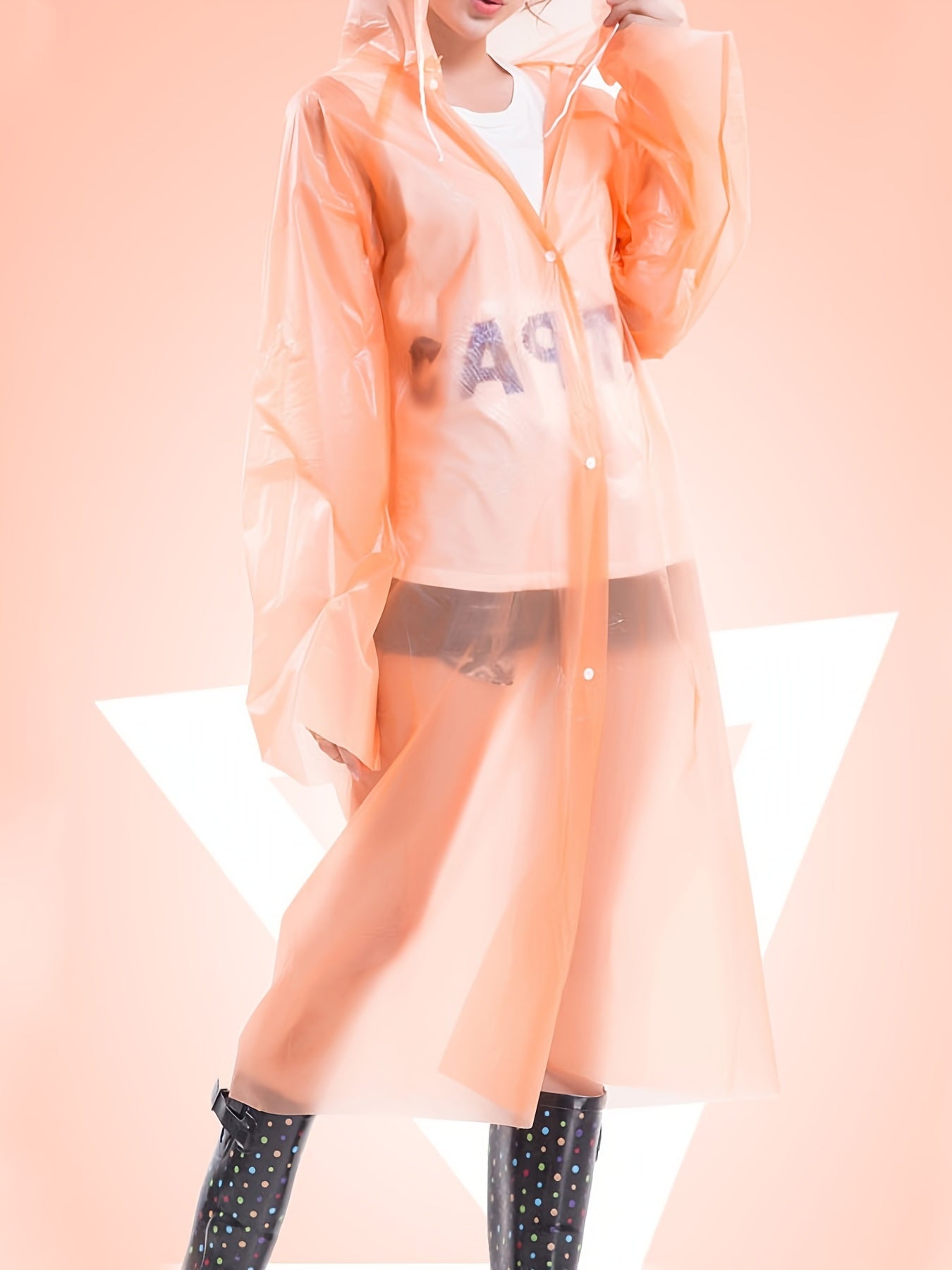 Hooded Rain Ponchos for Adults and Kids - Waterproof Coats