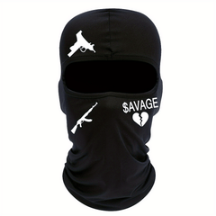 Outdoor Cycling Sunscreen & Dustproof Cap Print Full Coverage Hat