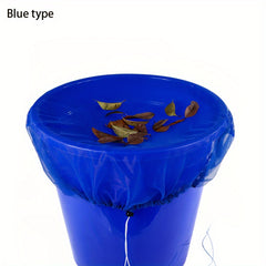 Outdoor Bucket Net Cover Water Tank Barrel Mesh Cover