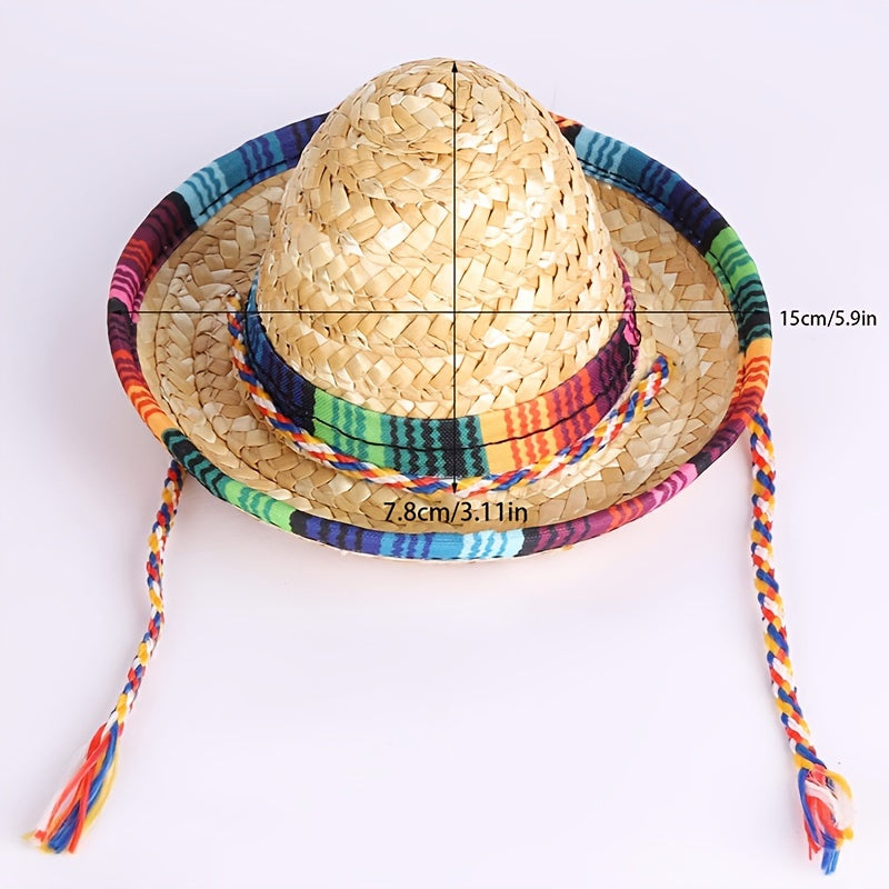 Mini Hat Sombrero Party Hats for Dogs Cats Party Supplies