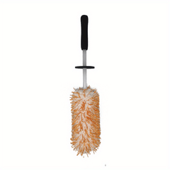 Car Wheel Brush with Non Slip Handle - Easy Cleaning for Rims & Spokes