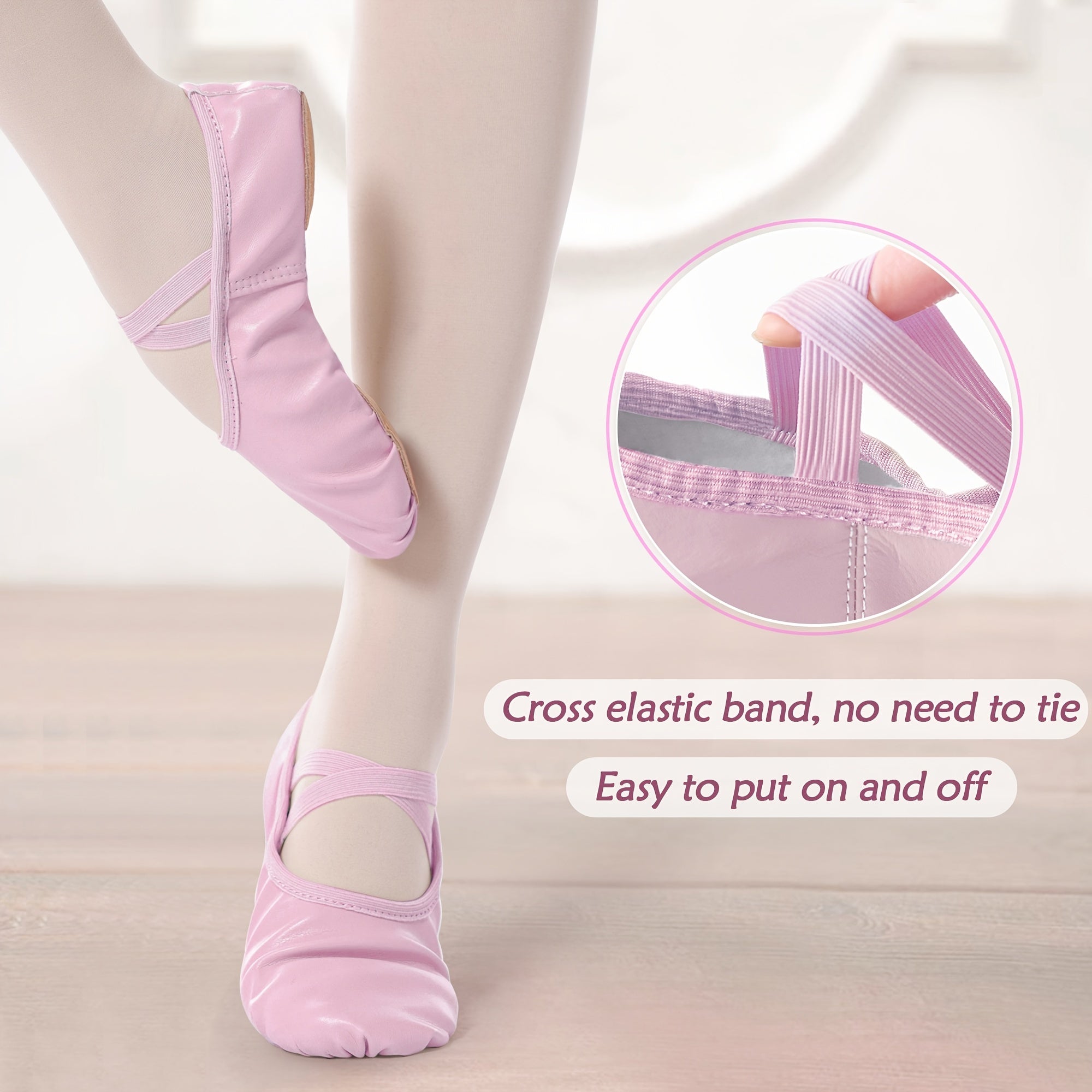 Kids Soft Ballet Shoes for Practice & Yoga