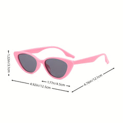 UV400 Triangle Cat Eye Kids Sunglasses for Sun Protection