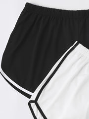 2 Pack Plus Size Casual Pajama Shorts Set Women's Plus Wide Leg