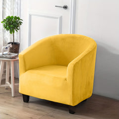 Velvet Tub Chair Cover for Home Decor