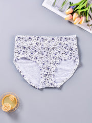 5 Pack Plus Size Panties Set High Waisted Soft B