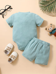Boys T-Shirt & Shorts Set - Comfortable Top & Casual Pants