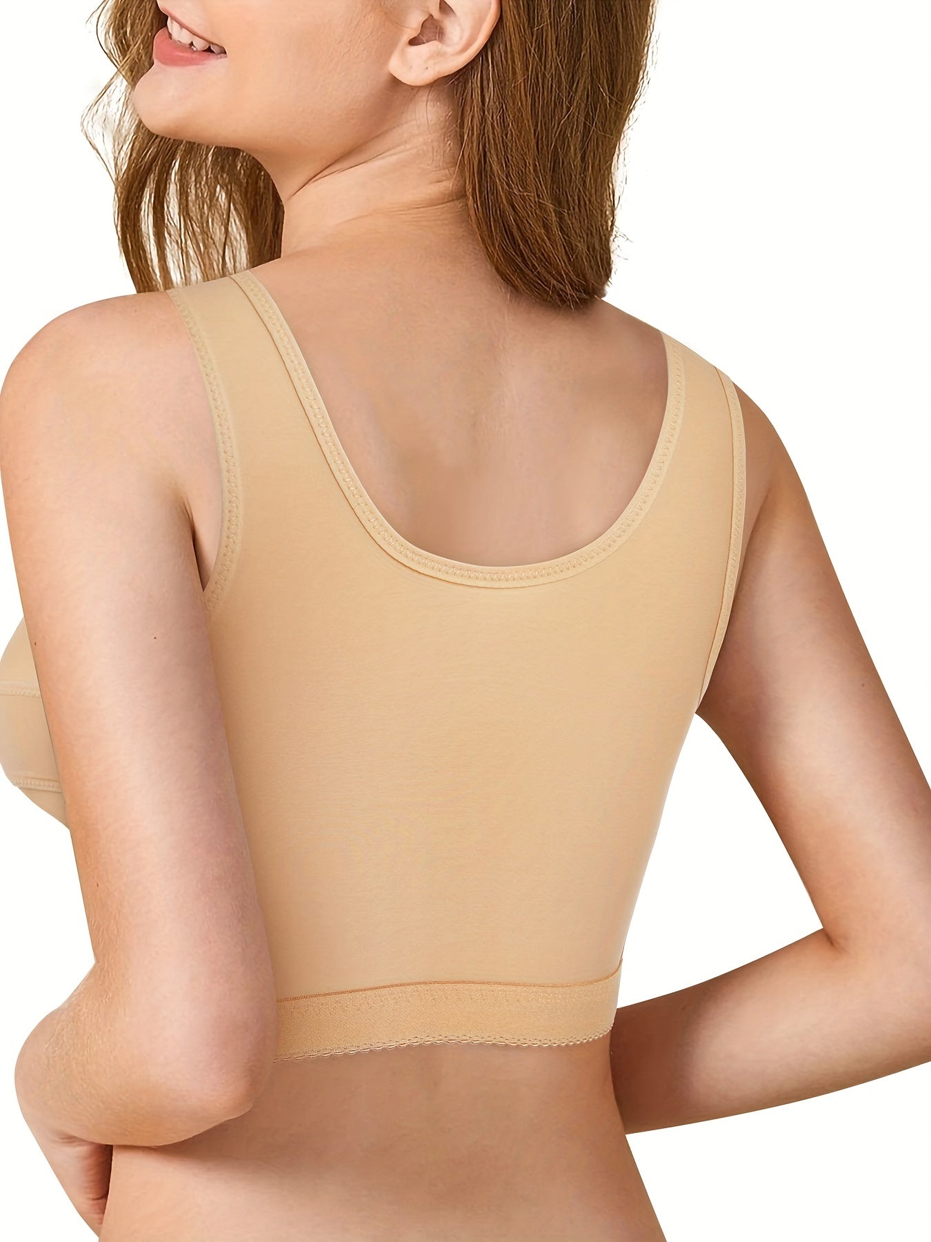 SCARBORO Front Closure Chest Shapewear Bra Adjustable Support Vest