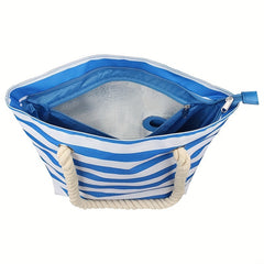 Insulated Cooler Handbag for Lunch Travel Beach Camping Hiking Fishing