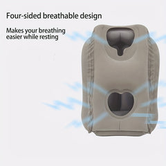 Inflatable Travel Pillow for Neck and Waist Support, Portable and Comfortable
