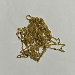 Sequins Chain Necklace 199 Golden Silvery Metal Copper DIY
