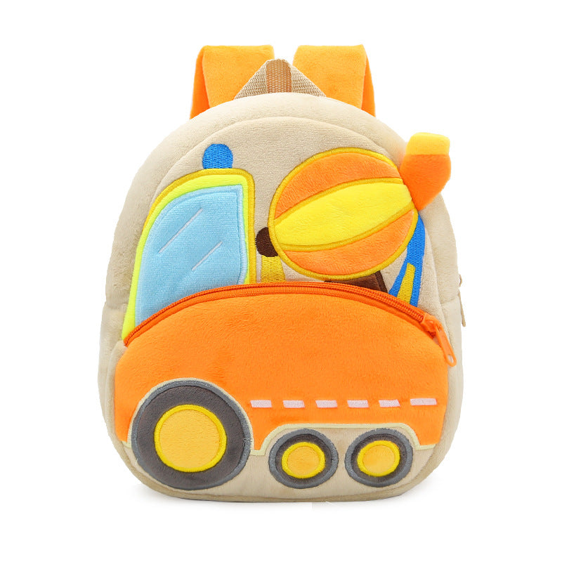 Baby Engineering Car Schoolbag Kindergarten Car Bag