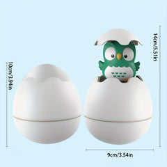 Playful Sprinkling Eggs Animal Bath Toys for Toddlers Duck Cat Owl Penguin