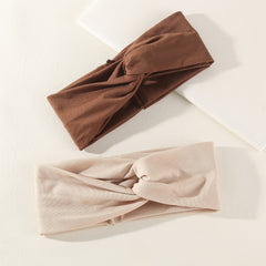 6pcs Stretchy Headbands for Women Solid Hair Accessories