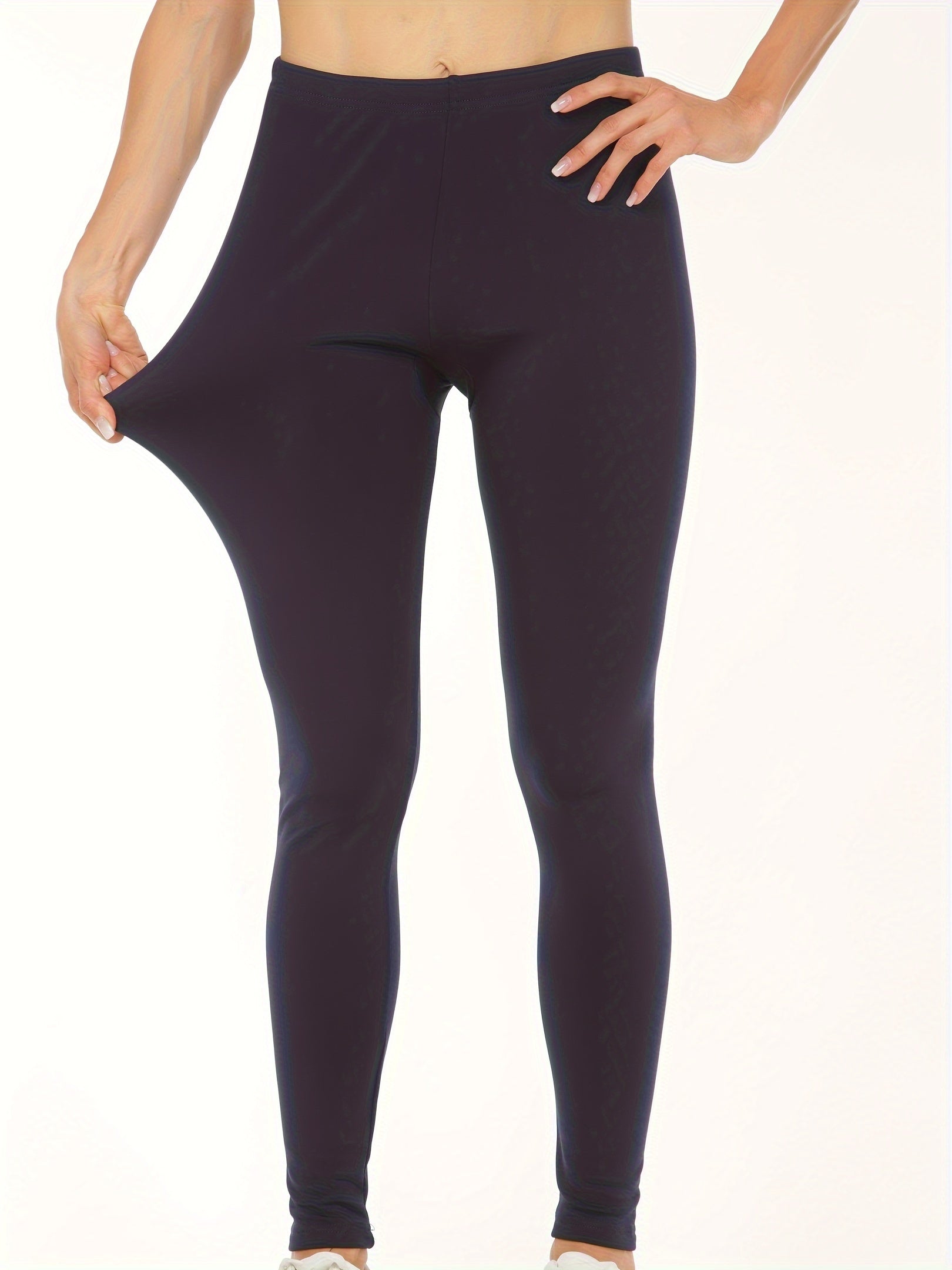 Fuzzy Thermal Pants Soft Slim Tights for Winter Women's Lingerie